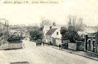 Picture of Jubilee Memorial Fountain in Wootton High Street  c1900 